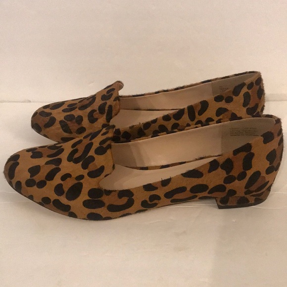 Sole Society | Shoes | Sole Society Leopard Calf Hair Slip On Shoes ...